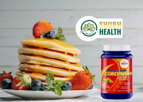 Golden Berry Pancakes