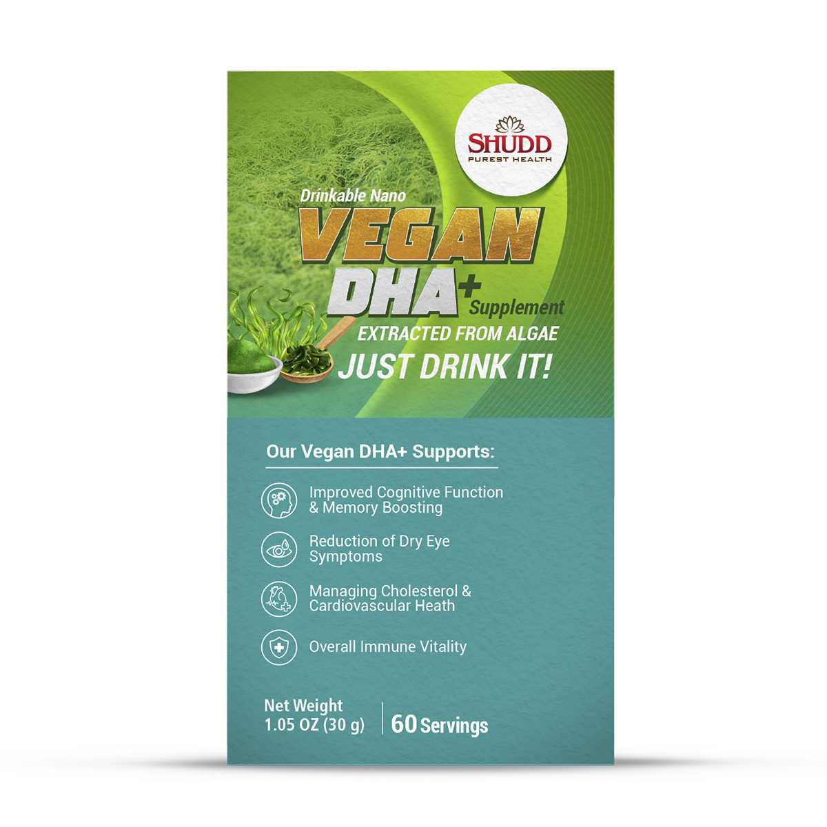 DRINKABLE NANO VEGAN DHA + - Image 2